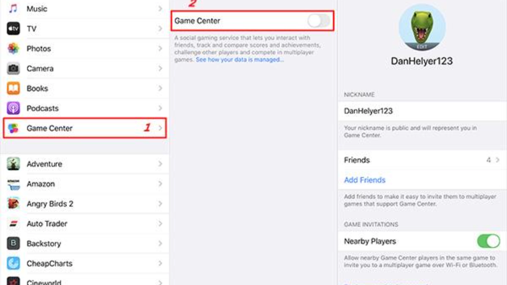 آموزش اتصال اپل آیدی به بازیهای آیفون از طریق Game Center برای ذخیره مراحل بازی